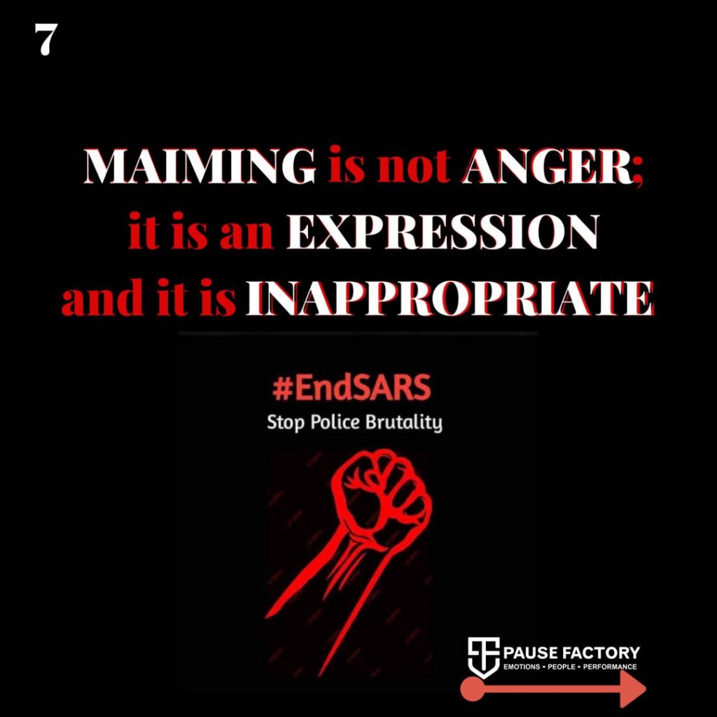 Impact Of Anger in EndSARS Protest and Need For Emotional Intelligence